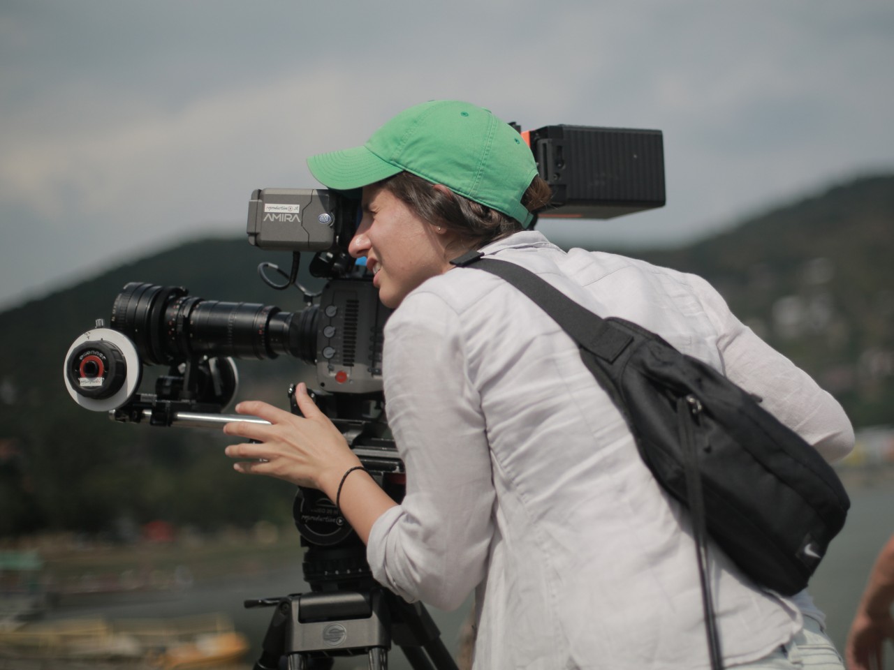 z nakrúcania filmu Piata loď/Little harbour