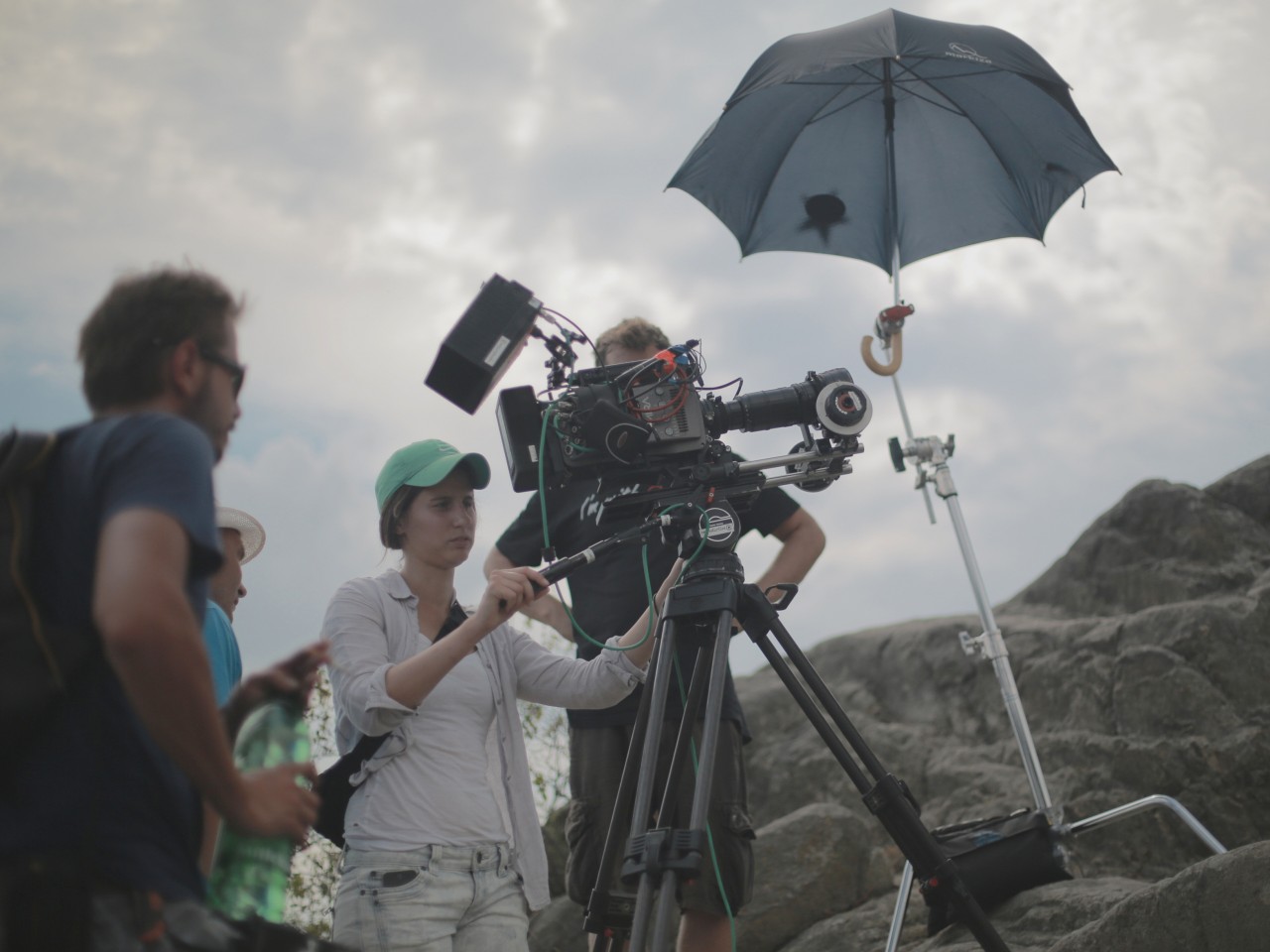 z nakrúcania filmu Piata loď/Little harbour